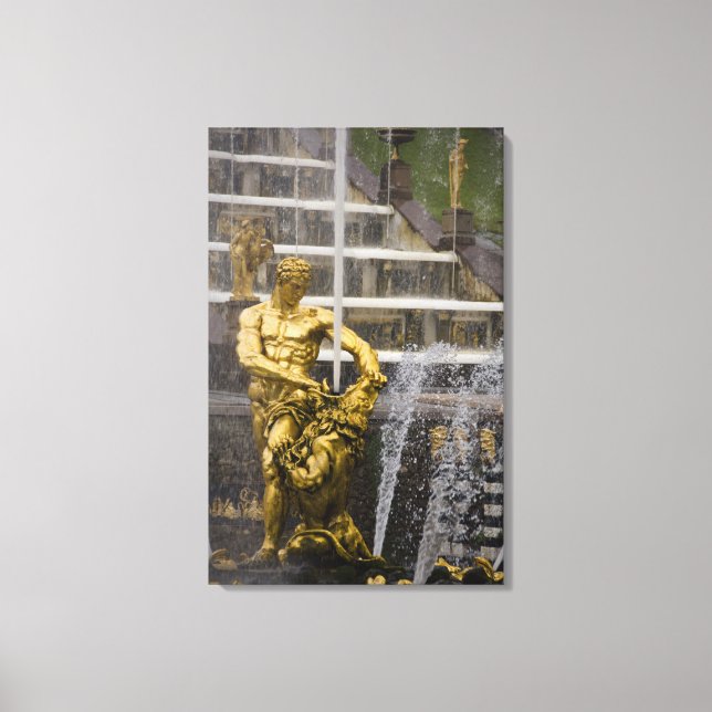 Lienzo Rusia, San Petersburgo, Peterhoff (alias 3 (Anverso)