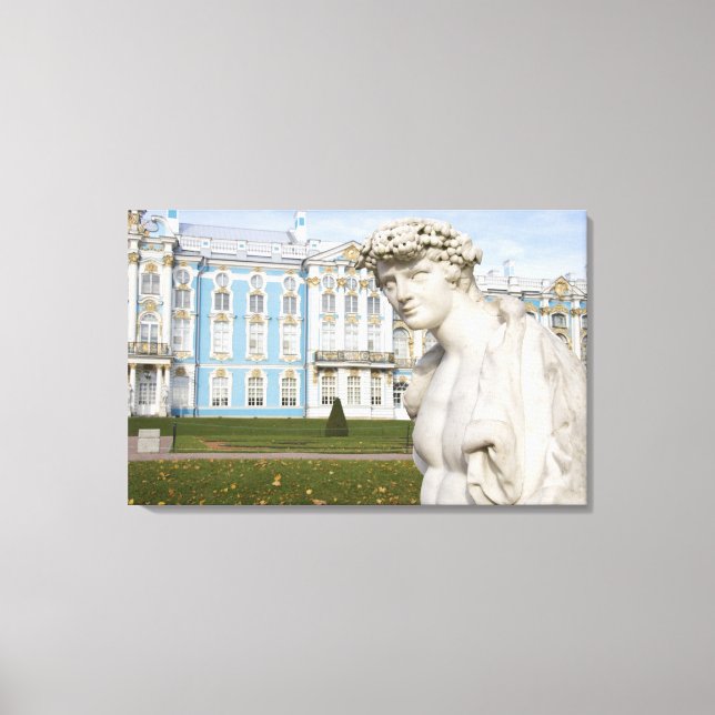 Lienzo Rusia, San Petersburgo, Pushkin, Catherine 3 (Anverso)