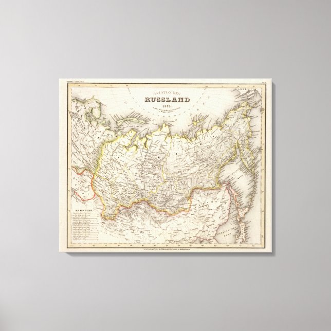 Lienzo Rusia y Asia (Anverso)