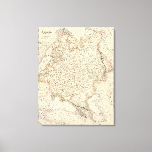 Lienzo Rusia y Europa (Anverso)