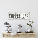 Lienzo Rustic Modern Farmhouse Coffee Bar & City<br><div class="desc">Aumente su espacio de vida con nuestro exquisito Rótulo Stretched Canvas Wall Art Coffee Bar, donde el encanto intemporal se une a la estética de una casa de campo moderna. Esta obra de arte combina sin esfuerzo la elegancia rústica con un aire industrial, con un fondo falso rayado y afligido...</div>