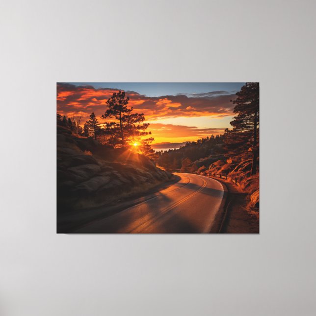 Lienzo Rústica de pintura digital del realismo empanador  (Anverso)