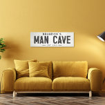 Lienzo Rústica moderna granja industrial Man Cave Long<br><div class="desc">Aumente su espacio de vida con nuestro exquisito canvas estiradas señas de caverna industrial, donde el encanto atemporal se encuentra con la estética de una casa de campo moderna. Esta obra de arte combina sin esfuerzo la elegancia rústica con un aire industrial, con un fondo falso rayado y afligido de...</div>
