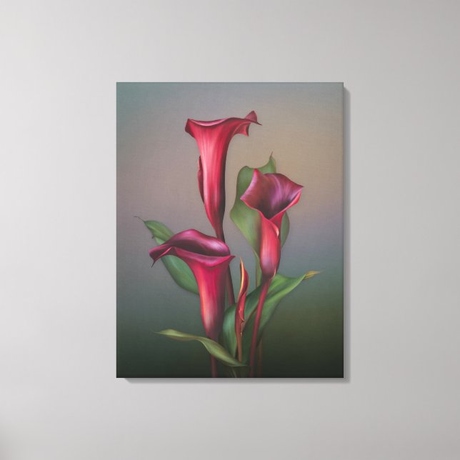 Lienzo "Rusty Calla Lily Portrait" de Jaguarwoman (Anverso)
