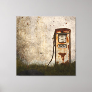 Lienzo Rusty Viejo Coche Antiguo