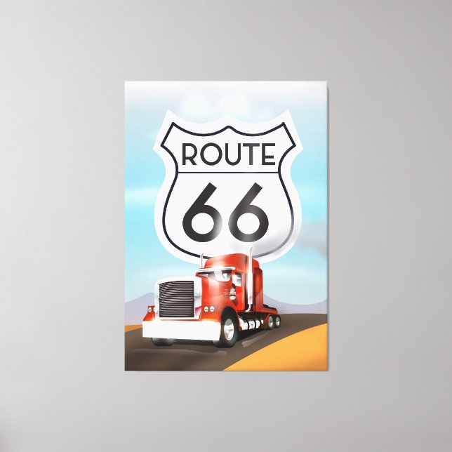 Lienzo Ruta 66 (Anverso)