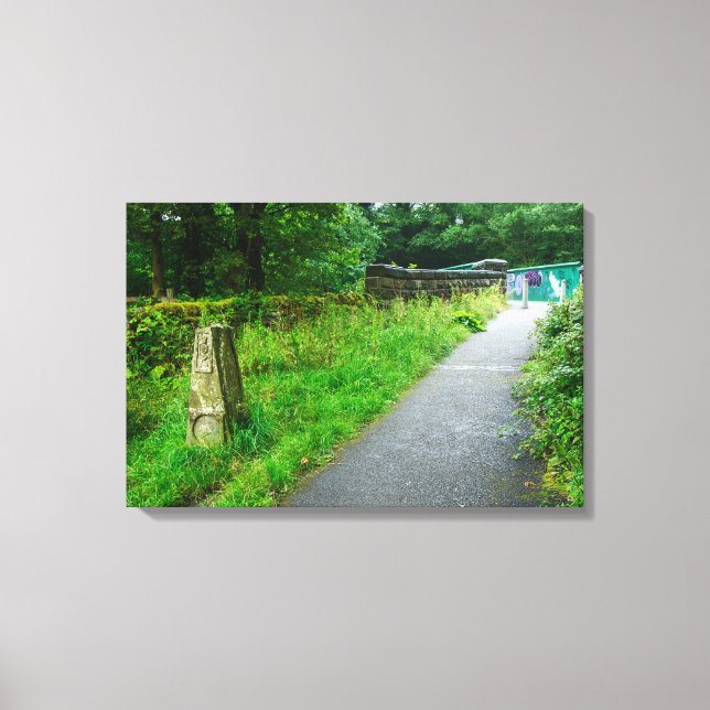 Lienzo Ruta 66 Cycleway, Brearley (Anverso)