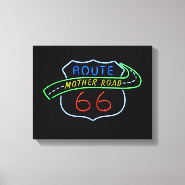 Lienzo Ruta 66 Ruta Madre (Anverso)