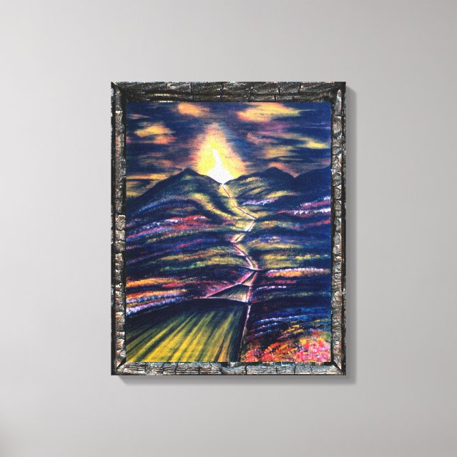 Lienzo Ruta de la vida (Anverso)