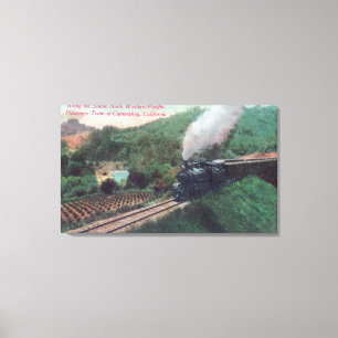 Lienzo Ruta de tren del noroeste del Pacífico