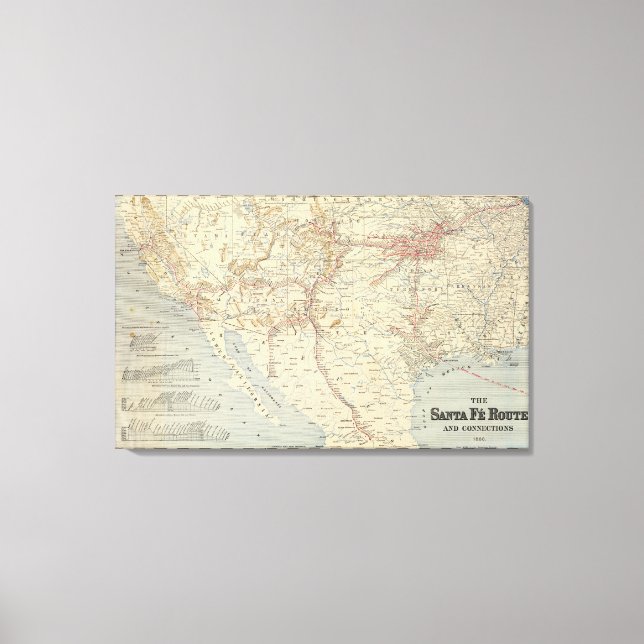 Lienzo Ruta del Fe Sante, California (Anverso)