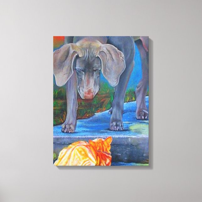 Lienzo Rutas cruzadas (Anverso)