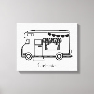 Lienzo RV Camper Caravana Thunder_Cove