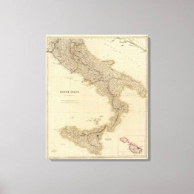 Lienzo S Italia (Anverso)