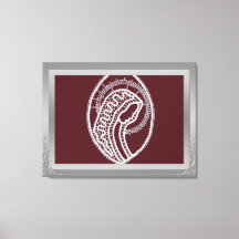 S. Mary Elegant foto personalizado de marco de bor