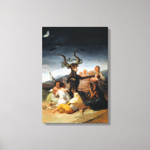 Lienzo Sabbath de Francisco Goya Witches