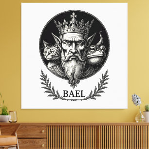 Lienzo Sabiduría de la Triple Mirada de Bael