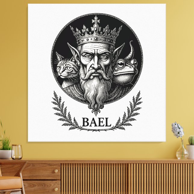 Lienzo Sabiduría de la Triple Mirada de Bael (Insitu (Sala de estar))