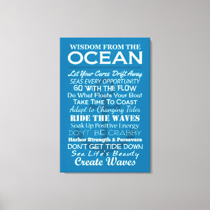 Lienzo Sabiduría del océano