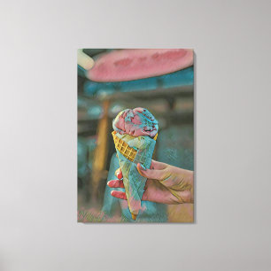 Lienzo Sabor de helado