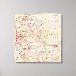 Lienzo Sacramento, Amador, Calaveras, San Joaquín