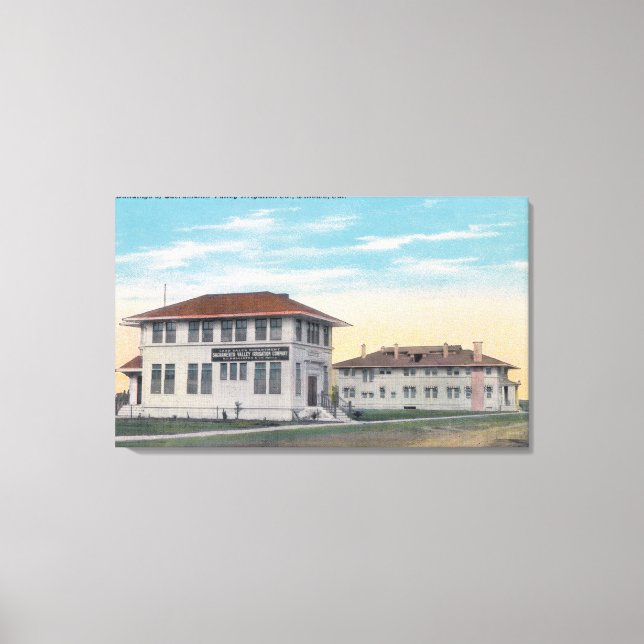 Lienzo Sacramento Valley Irrigación Bldgs (Anverso)