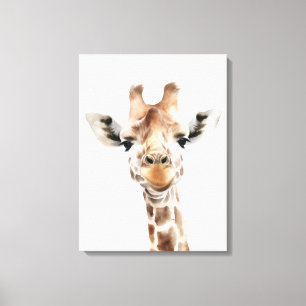 Lienzo Safari Giraffe Wall Art