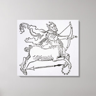 Lienzo Sagitario (el Centaur) un ilustracion del