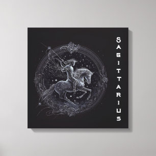 Lienzo Sagittarius - 22 de noviembre a 21 de diciembre