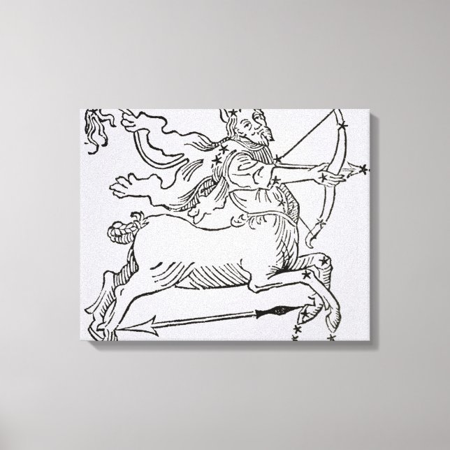Lienzo Sagittarius (el Centaur) es un ilustracion de (Anverso)