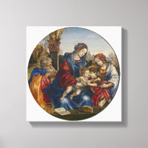 Lienzo Sagrada Familia - Filippino Lippi - c1490