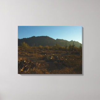 Lienzo Saguaro Amanecer en el Parque Nacional Saguaro