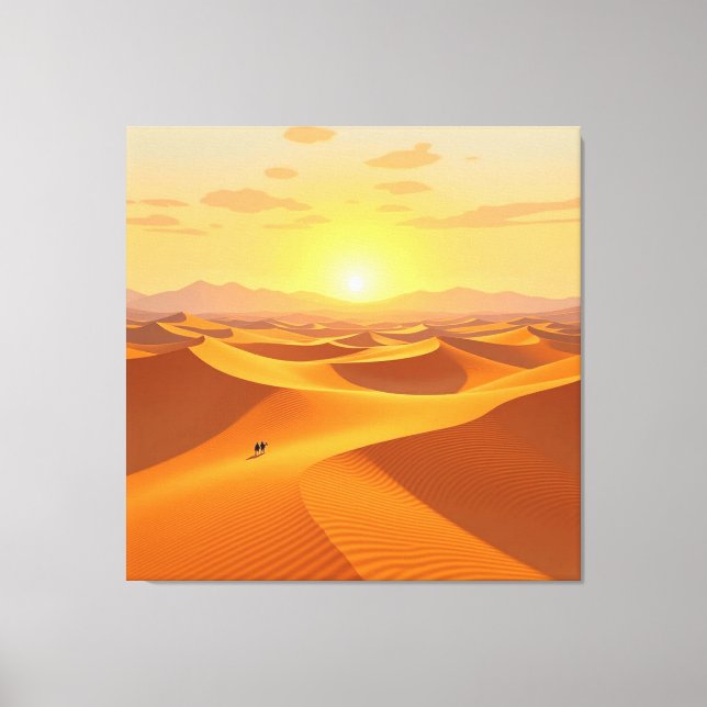 Lienzo Sahara – Das endlose Meer aus Sand (Anverso)