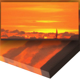 Lienzo Sailboat Sunset 1300 Art