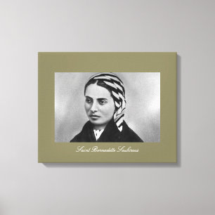 Lienzo Saint Bernadette Soubirous