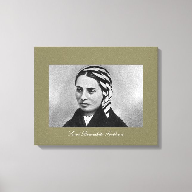 Lienzo Saint Bernadette Soubirous (Anverso)