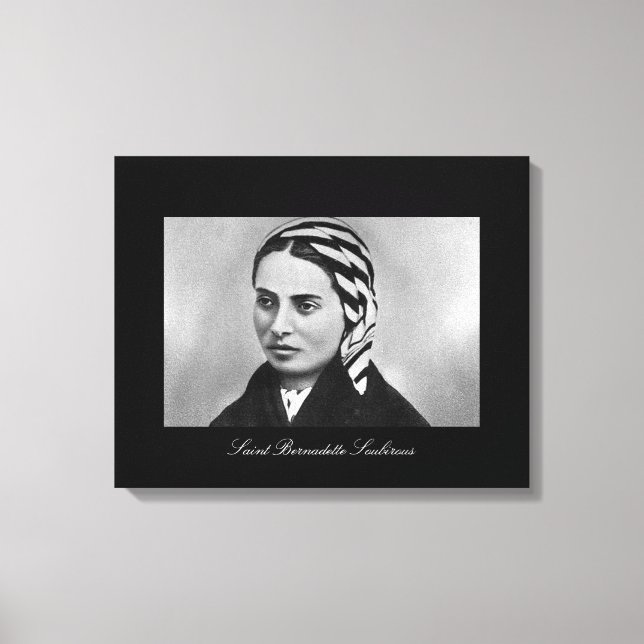 Lienzo Saint Bernadette Soubirous (Anverso)