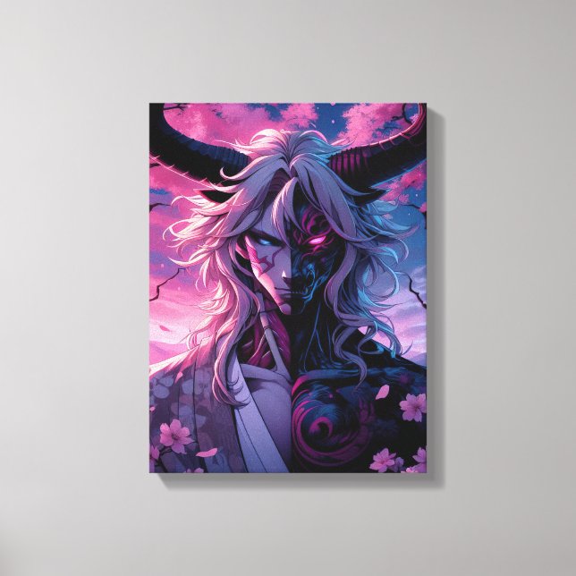 Lienzo Sakura Demon Prince (Anverso)