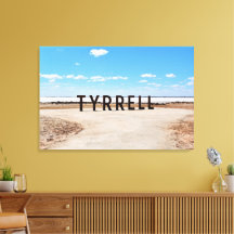 Sal y cielo en el lago Tyrrell Australia