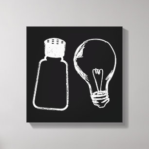 Lienzo Sal y luz bíblica de sal de ye contra Matthew 513-