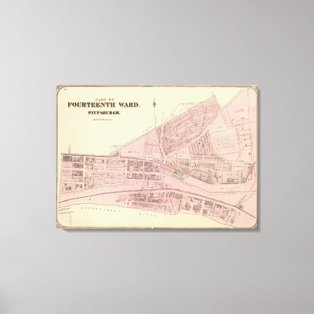 Lienzo Sala 14 de Pittsburgh, Pennsyvania (Anverso)