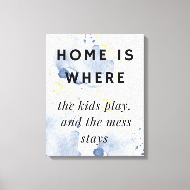 Lienzo Sala de estar Funny Wall Art (Anverso)