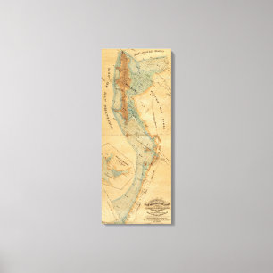 Lienzo Saladar y mapa de las tierras de la marea