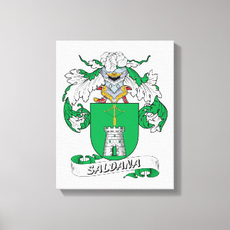 Lienzo Saldana Family Crest