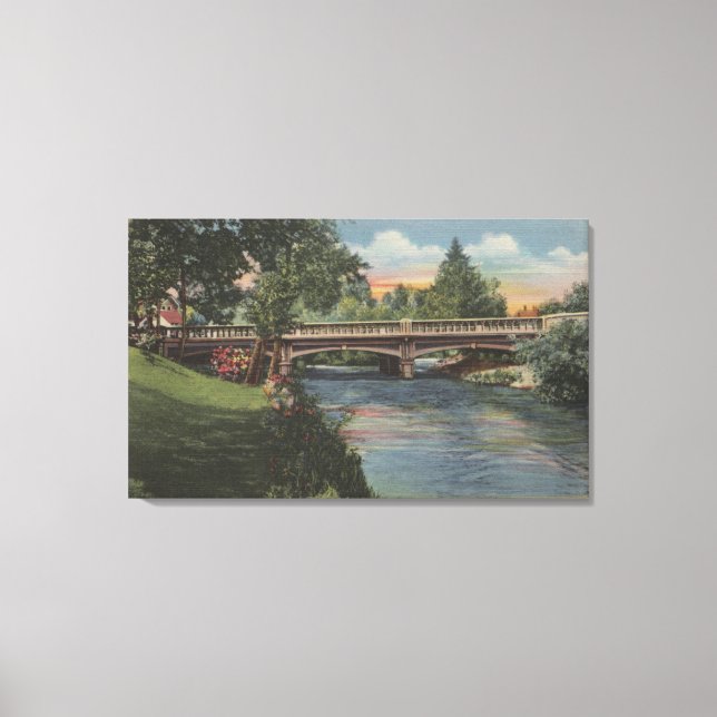 Lienzo Salem, Oregón - Hermosa Creek Mill (Anverso)