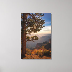 Lienzo Salida del sol del norte del borde