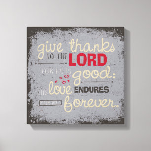 Lienzo Salmo 107:1