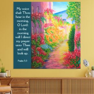 Lienzo Salmo 5:3