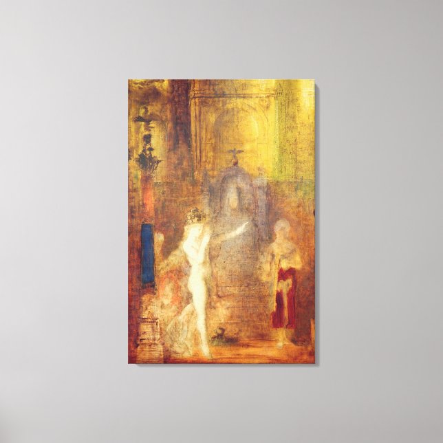 Lienzo Salomón bailando antes de Herodes, c.1876 (Anverso)