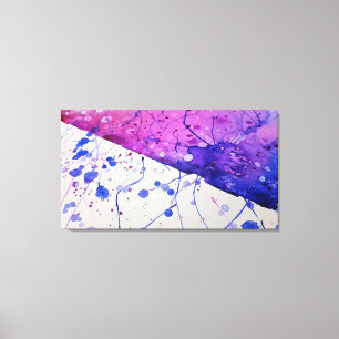 Lienzo Salpicadura de pintura acuarela